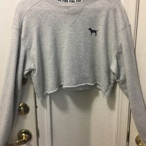 PINK Victoria Secret crop top sweater